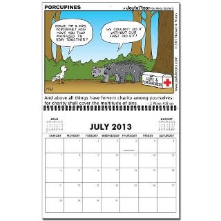 Joyful toons 2010 2013 Wall Calendar by joyfultoons