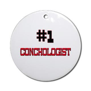 Number 1 CONCHOLOGIST Ornament (Round) for $12.50