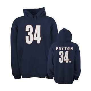 Chicago Bears Navy Hall Of Fame Name and Number Hooded Sweatshirt