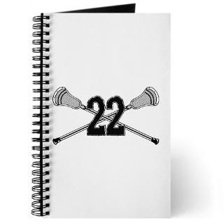 Lacrosse Number 22 Journal for $12.50