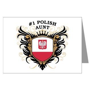 Number One Polish Aunt Greeting Card