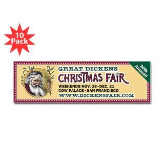 2008 Dickens Fair Bumper Sticker (10 pk)