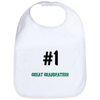 Number 1 GREAT GRANDFATHER Bib for $12.00