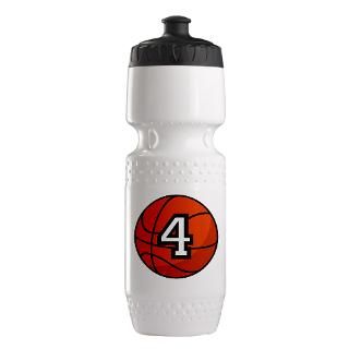 Basketball Player Number 4 Trek Water Bottle for $10.00