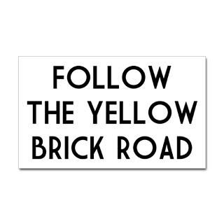 Follow Yellow Brick Decal for $4.25