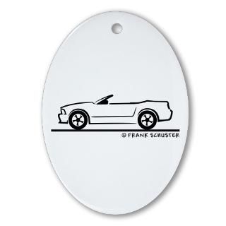 2007 Ford Mustang Convertible Ornament (Oval) for $12.50