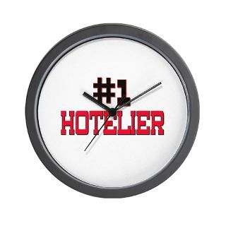Number 1 HOTELIER Wall Clock for $18.00