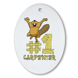 Number One Carpenter Oval Ornament for $12.50