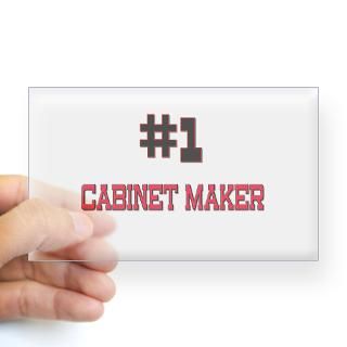 Number 1 CABINET MAKER Rectangle Decal for $4.25