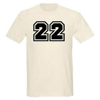 Varsity Uniform Number 22 Ash Grey T Shirt T Shirt by bluegreenred