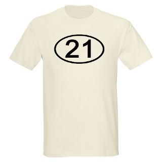 Number 21 Oval Ash Grey T Shirt T Shirt by ovalsboutique