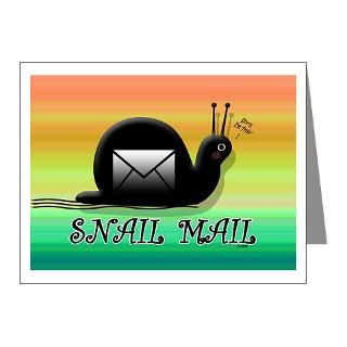 Gifts  Belated.Blank Note Cards  SNAIL MAIL Note Cards (Pk of 10