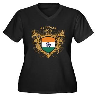 Number One Indian Mom Plus Size T Shirt by pridegiftshop