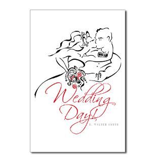 Wedding Day Postcards (Package of 8)  The Wedding Day Store