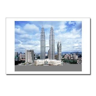 MALAYSIA TWIN TOWER Postcards (Package of 8) for $9.50