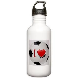 Love Soccer Water Bottles  Custom I Love Soccer SIGGs