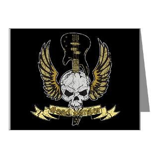Gifts  Bones Note Cards  Head Banger Skull Note Cards (Pk of 10