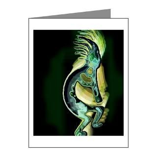 Gifts  Black Note Cards  Kokopelli Dancer Note Cards (Pk of 10