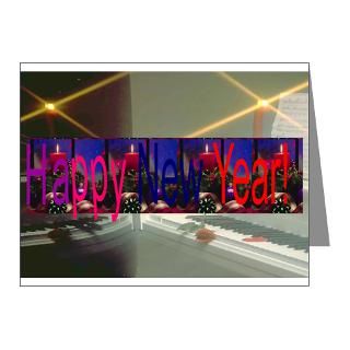 Blue Gifts  Blue Note Cards  Happy New Year Note Cards (Pk of 10)