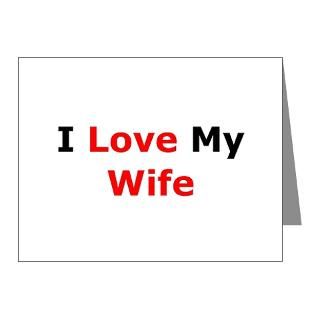 Gifts  Husband Note Cards  I love my wife Note Cards (Pk of 10