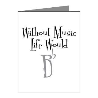 Be Gifts  Be Note Cards  B Flat Note Cards (Pk of 10)