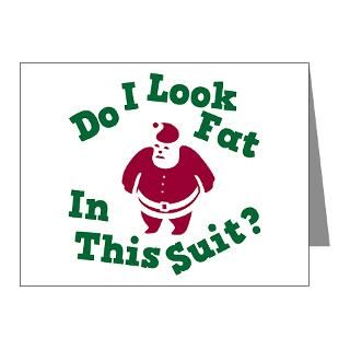 Gifts  Christmas Note Cards  Fat Santa Note Cards (Pk of 10