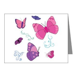 Gifts  Angel Note Cards  Butterfly Love 2 Note Cards (Pk of 10
