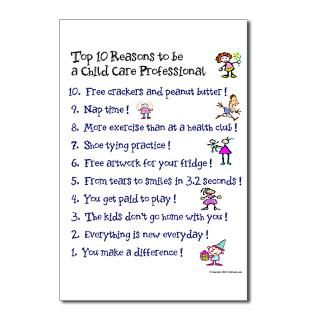 Gifts  Babies Postcards  Top 10 Reasons Postcards (Package of 8