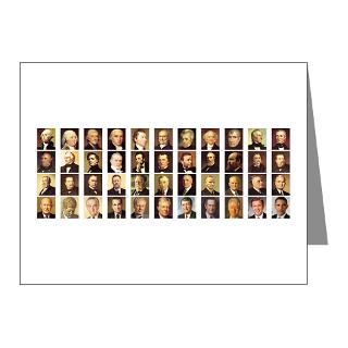 44 Gifts  44 Note Cards  All 44 presidents Note Cards (Pk of 10)