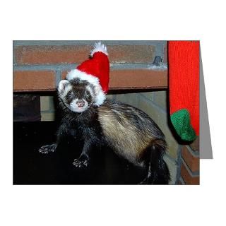 Christmas Note Cards  Ferret Christmas Note Cards (Pk of 10