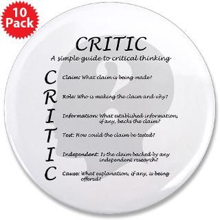 Critic Gifts  Critic Buttons  Critic 3.5 Button (10 pack)