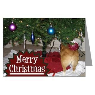 Greeting Cards  Funny Christmas Corgi Greeting Cards (Pk of 10