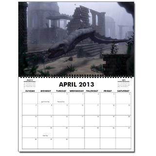 Sea Monsters Calendar   Oversized 17 x 11 inch by ssp_marketplace