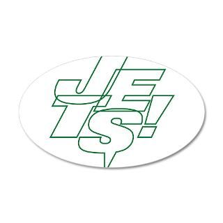 Jets Gifts  Jets Wall Decals  New York Jets 22x14 Oval Wall Peel
