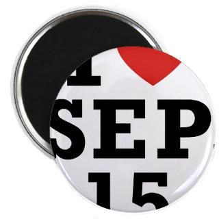 Heart September 15 Magnet for $4.50