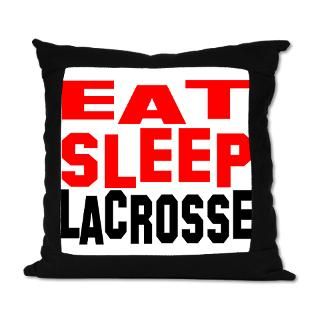 Sleep Lacrosse Gifts  Eat Sleep Lacrosse Home Decor  16 Pillow