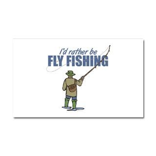  Fish Car Accessories  Rather Be Fly Fishing Car Magnet 20 x 12