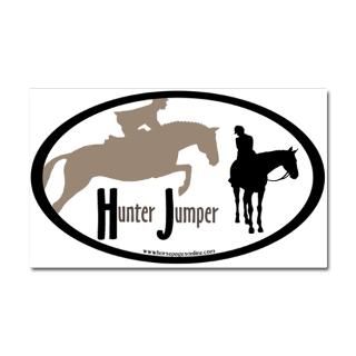  Car Car Accessories  Hunter Jumper Duo Oval Car Magnet 20 x 12