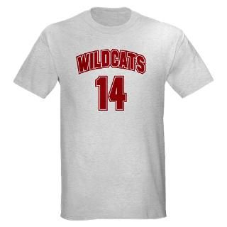 wildcats 14 ash grey t shirt