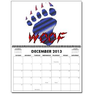 13 LEATHER PRIDE BEAR PAWS Oversized 2013 Wall Calendar by bears_n