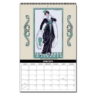 Journal Des Dames 17 Tall 2013 Wall Calendar by vintagecalendar