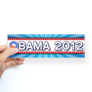 2012 Bumper Stickers  Obama#16 Sticker (Bumper