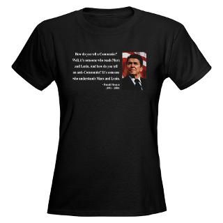 shirts  Ronald Reagan 14 Womens Dark T Shirt