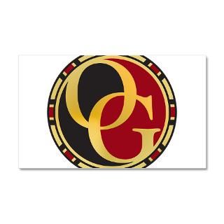 Coffee Gifts  Coffee Wall Decals  OrGano Gold Emblem 22x14 Wall