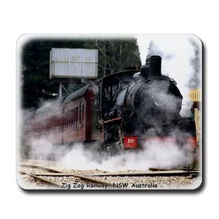 Zig Zag Steam Loco 1072 9J53D 19 Mousepad for $13.00