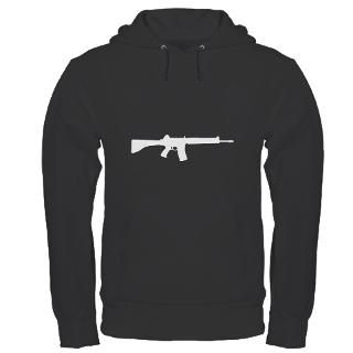  1916 Sweatshirts & Hoodies  IRA White AR 18 rifle logo Hoodie