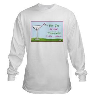 19th hole par tee t shirt   Long Sleeve T Shirt by pinkdivagolf