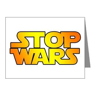 11 Gifts  11 Note Cards  STOP WARS v2 Note Cards (Pk of 20)