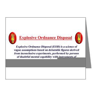  Air Force Note Cards  Definition of EOD Note Cards (Pk of 20