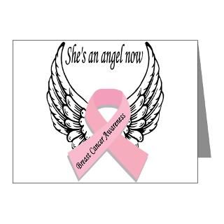 Ribbon Note Cards  Breast Cancer Awareness Note Cards (Pk of 20